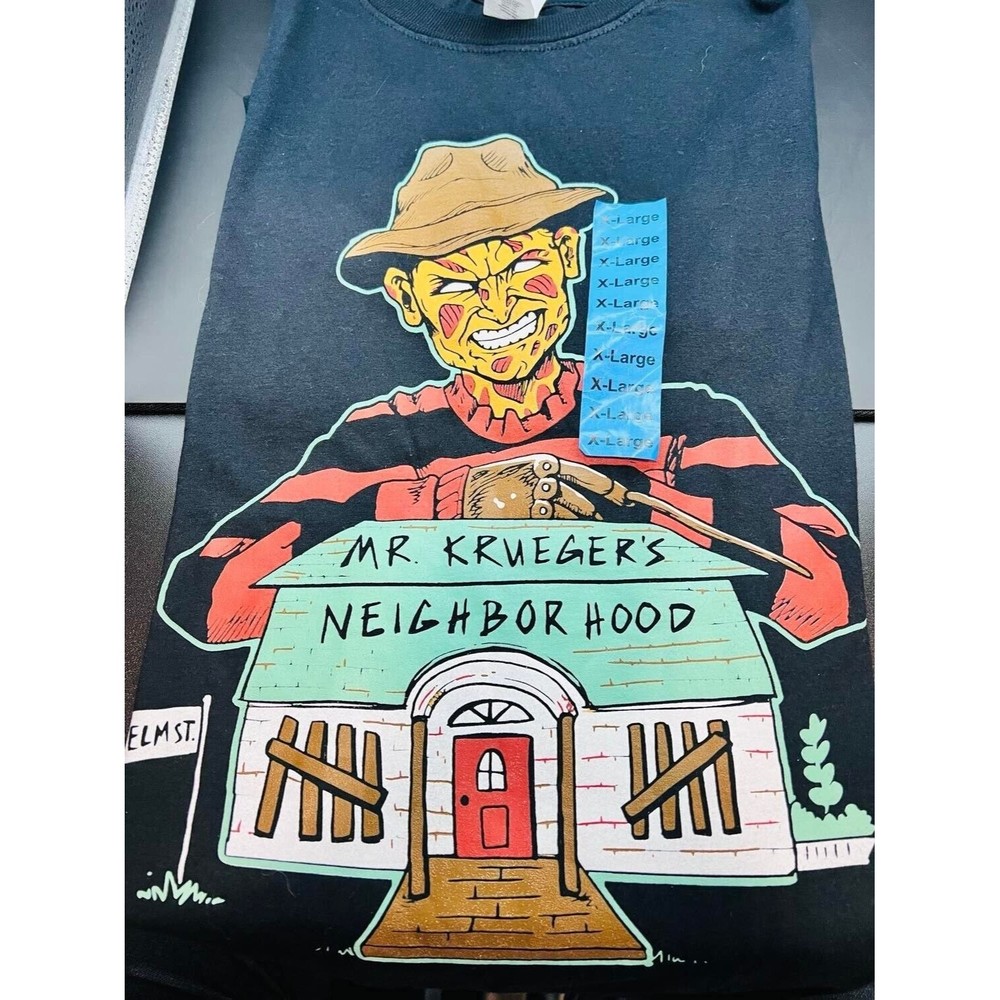 Nightmare on Elm Street T-Shirt Mr. Krueger Neighborhood T Shirt